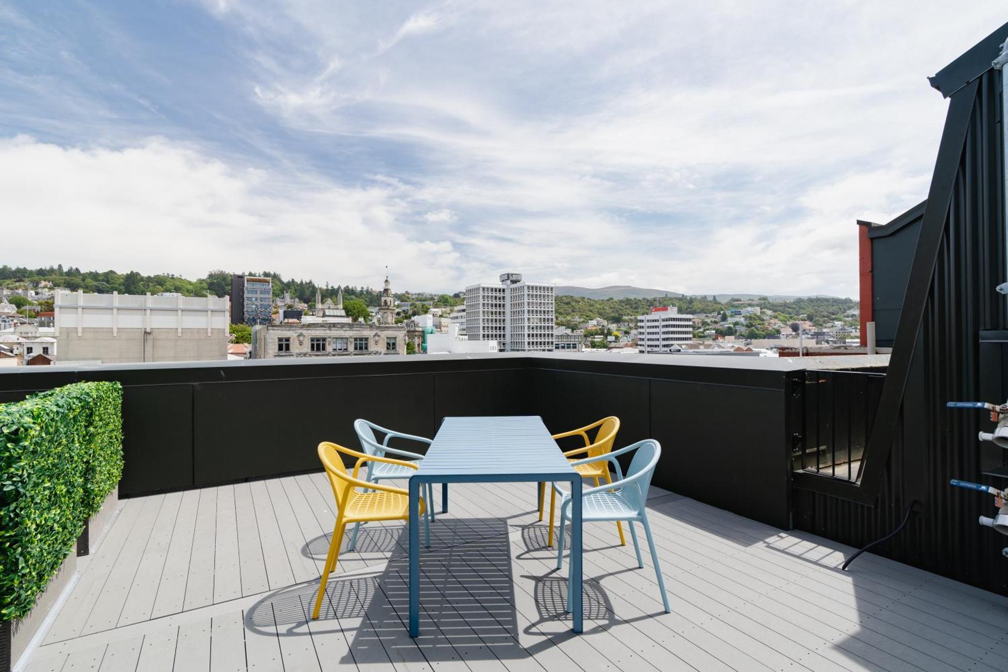 The Chamberson Hotel Дюндин Екстериор снимка Rooftop terrace